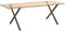 vidaXL - Eettafelpoten - 2 - st - X-vormig - 90x(72-73) - cm - staal - naturel