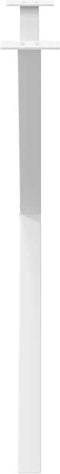 vidaXL - Eettafelpoten - 2 - st - X-vormig - 90x(72-73) - cm - staal - wit
