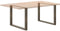 vidaXL - Eettafelpoten - 3 - st - U-vormig - 100x(72-73) - cm - staal - naturel