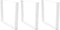 vidaXL - Eettafelpoten - 3 - st - V-vormig - 100x(72-73,3) - cm - staal - wit