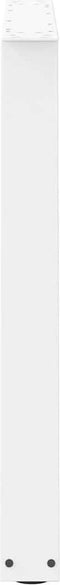 vidaXL - Eettafelpoten - 3 - st - V-vormig - 100x(72-73,3) - cm - staal - wit