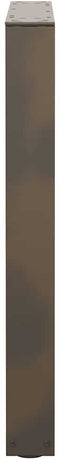 vidaXL - Eettafelpoten - 3 - st - V-vormig - 70x(72-73,3) - cm - staal - naturel