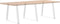 vidaXL - Eettafelpoten - 3 - st - V-vormig - 70x(72-73,3) - cm - staal - wit
