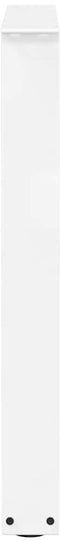 vidaXL - Eettafelpoten - 3 - st - V-vormig - 70x(72-73,3) - cm - staal - wit
