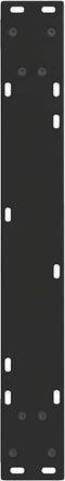 vidaXL - Eettafelpoten - 3 - st - V-vormig - 70x(72-73,3) - cm - staal - zwart