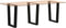 vidaXL - Eettafelpoten - 3 - st - V-vormig - 70x(72-73,3) - cm - staal - zwart
