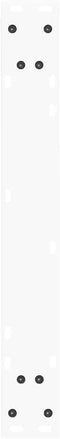 vidaXL - Eettafelpoten - 3 - st - V-vormig - 70x(72-73,3) - cm - staal - wit