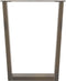 vidaXL - Eettafelpoten - 3 - st - V-vormig - 70x(72-73,3) - cm - staal - naturel