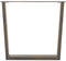 vidaXL - Eettafelpoten - 3 - st - V-vormig - 80x(72-73,3) - cm - staal - naturel
