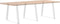 vidaXL - Eettafelpoten - 3 - st - V-vormig - 80x(72-73,3) - cm - staal - wit