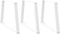 vidaXL - Eettafelpoten - 3 - st - V-vormig - 90x(72-73,3) - cm - staal - wit