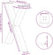 vidaXL - Eettafelpoten - 3 - st - X-vormig - 70x(72-73) - cm - staal - wit