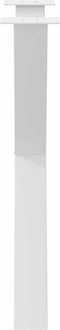 vidaXL - Eettafelpoten - 3 - st - X-vormig - 70x(72-73) - cm - staal - wit