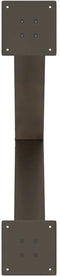 vidaXL - Eettafelpoten - 3 - st - X-vormig - 80x(72-73) - cm - staal - naturel