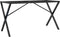 vidaXL - Eettafelpoten - X-frame - 120x60x73 - cm - gietijzer