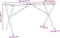 vidaXL - Eettafelpoten - X-frame - 120x60x73 - cm - gietijzer