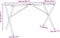 vidaXL - Eettafelpoten - X-frame - 140x60x73 - cm - gietijzer