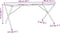 vidaXL - Eettafelpoten - X-frame - 160x80x73 - cm - gietijzer