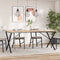vidaXL - Eettafelpoten - X-frame - 160x80x73 - cm - gietijzer