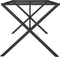 vidaXL - Eettafelpoten - X-frame - 160x80x73 - cm - gietijzer