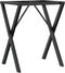 vidaXL - Eettafelpoten - X-frame - 50x40x73 - cm - gietijzer