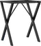 vidaXL - Eettafelpoten - X-frame - 60x40x73 - cm - gietijzer