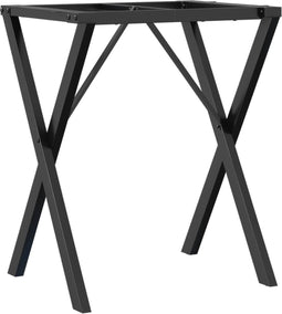 vidaXL - Eettafelpoten - X-frame - 60x50x73 - cm - gietijzer