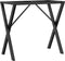 vidaXL - Eettafelpoten - X-frame - 80x40x73 - cm - gietijzer