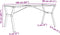 vidaXL - Eettafelpoten - Y-frame - 160x80x73 - cm - gietijzer