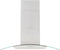 vidaXL Eilandafzuigkap 756 m³/u LED 90 cm roestvrij staal