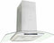 vidaXL Eilandafzuigkap LCD-scherm sensor 756 m³/u LED 90 cm