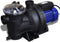 vidaXL - Elektrische - zwembadpomp - 1200W - blauw