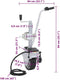 vidaXL - Elektrotrekker - gemotoriseerd - 12 - V - 350 - W - aluminium