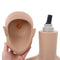 vidaXL - Etalagepop - kind - met - glazen - voet - 140 - cm - beige