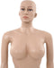 vidaXL - Etalagepop - sexy - vrouw - met - glazen - voet - 180 - cm - beige