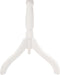 vidaXL - Etalagepop - torso - vrouw - katoen - wit - met - rozenprint