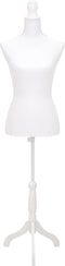 vidaXL - Etalagepop - torso - vrouw - wit