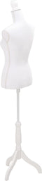 vidaXL - Etalagepop - torso - vrouw - wit