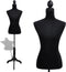 vidaXL - Etalagepop - torso - vrouw - zwart