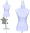 vidaXL - Etalagepop - torso - vrouw - zwart