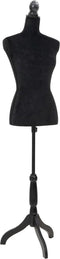 vidaXL - Etalagepop - torso - vrouw - zwart