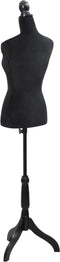vidaXL - Etalagepop - torso - vrouw - zwart