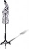 vidaXL - Etalagepop - torso - vrouw - zwart - wit