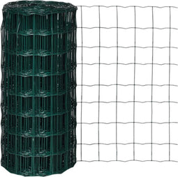 vidaXL - Euro - hek - 10x0,8 - m - staal - groen