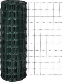 vidaXL - Euro - hek - 10x0,8 - m - staal - groen