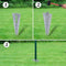 vidaXL - Euro - hek - 10x0,8 - m - staal - groen