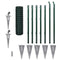 vidaXL - Euro - hek - 10x1,0 - m - staal - groen