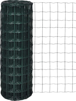 vidaXL - Euro - hek - 10x1,2 - m - staal - groen
