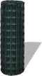 vidaXL - Euro - hek - 10x1,2 - m - staal - groen