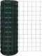 vidaXL - Euro - hek - 10x1,5 - m - staal - groen